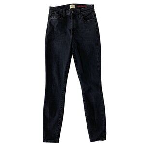 Alice Olivia Womens Jeans 25 Black High Rise Skinny Denim Designer Chic